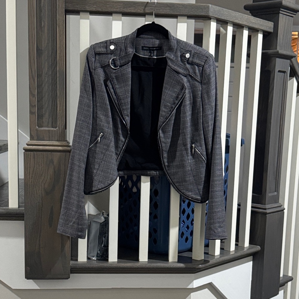 White House Black Market Women's Dark Gray Dress and Blazer.